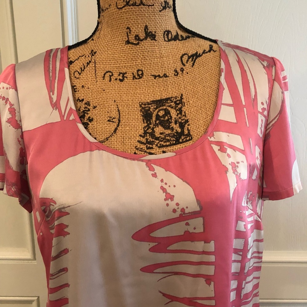 Pink and Gray Banana Republic Blouse - Picture 3 of 4